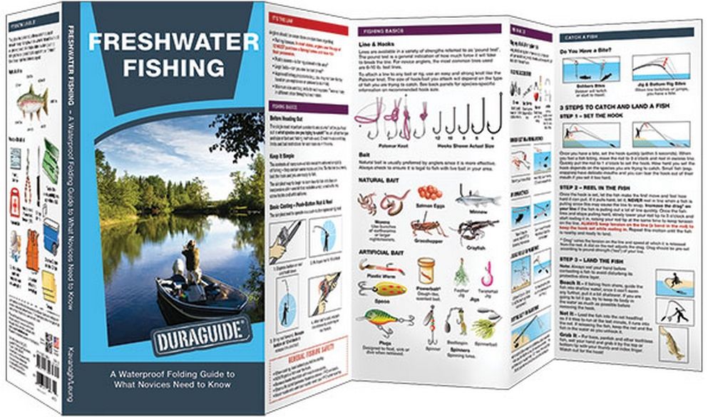 Freshwater Fishing: A Folding Pocket Guide to How and Where to