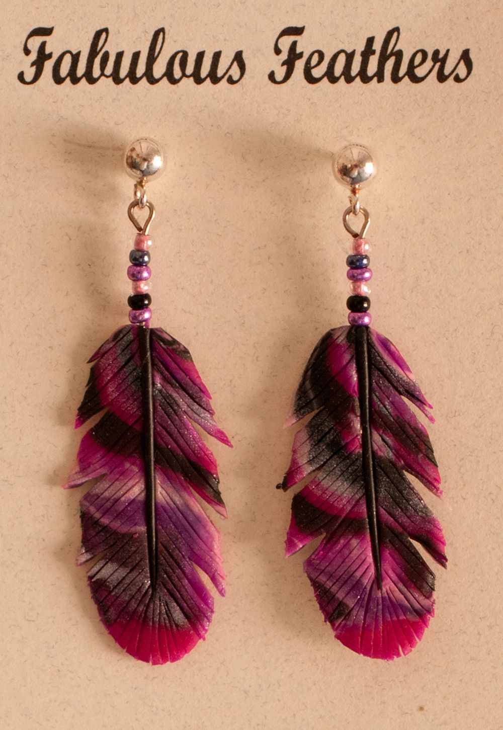 Feather Earrings Long Charm – Bling Box