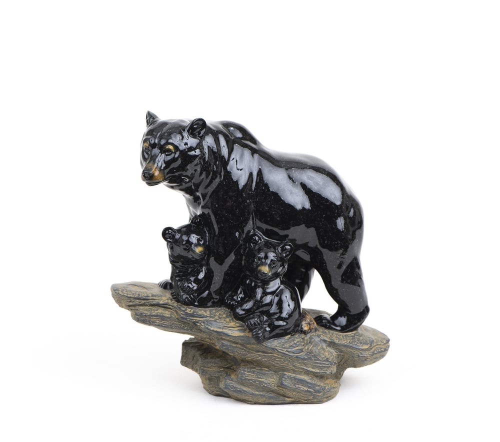 Bear & Cubs Stonecast™ Sculpture