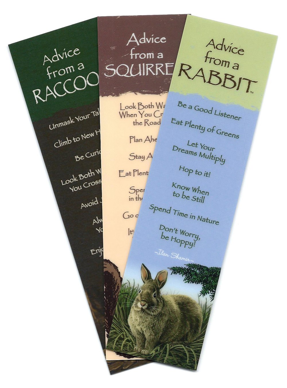 "Advice From™..." Backyard Mammals (Bookmark Set of 3)