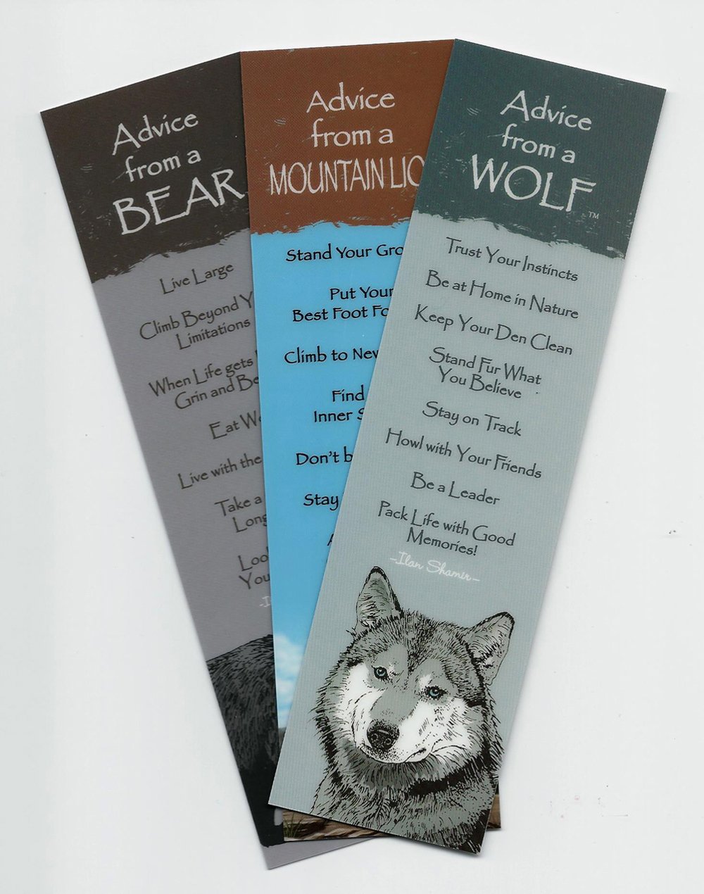 "Advice From™..." North American Mammals (Bookmark Set of 3)