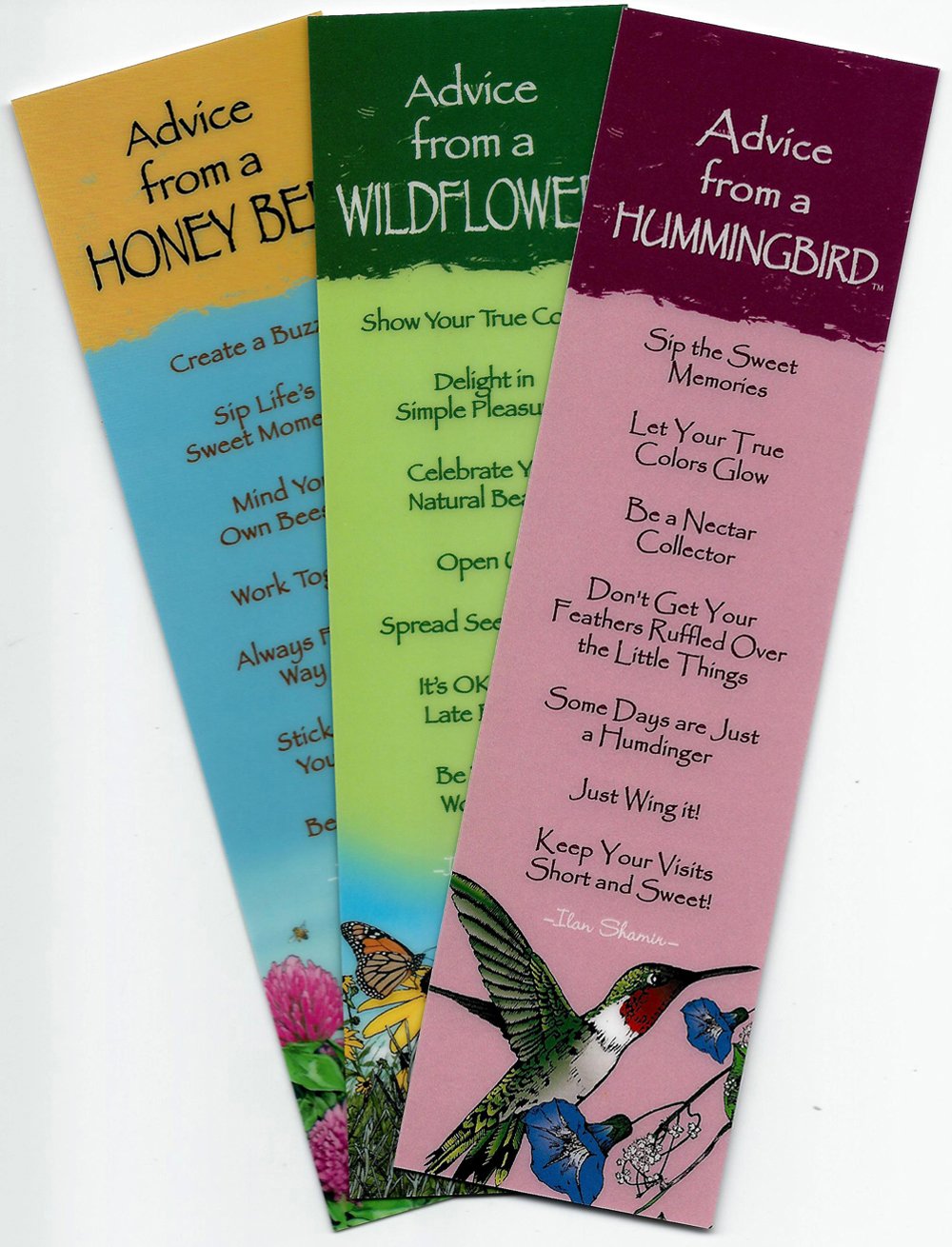 "Advice From™..." Pollination (Bookmark Set of 3)